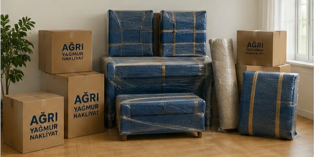 Montaj demontaj için paketlenmiş mobilyalar